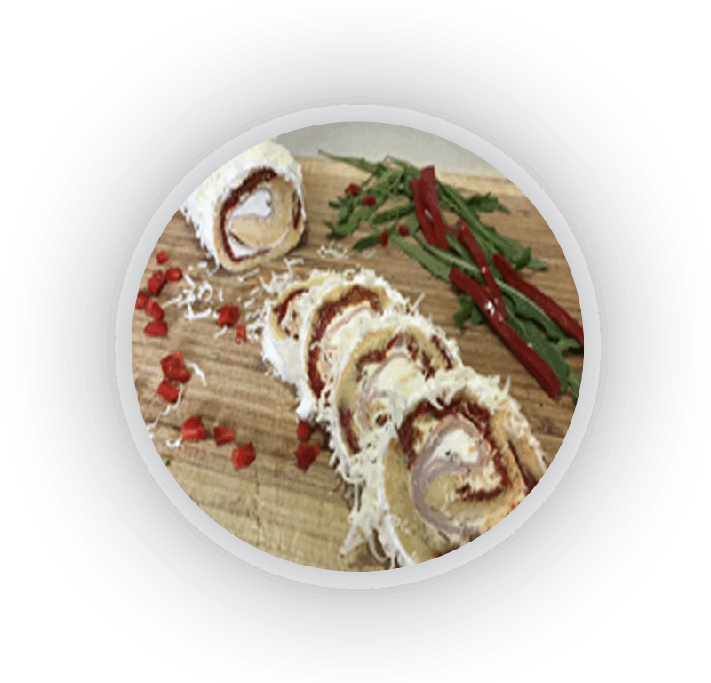 Rolat sa pecenim paprikama