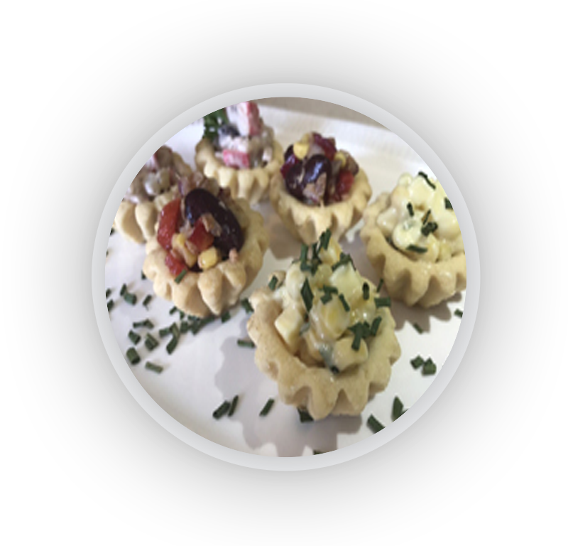 Korpice sa posnim salatama