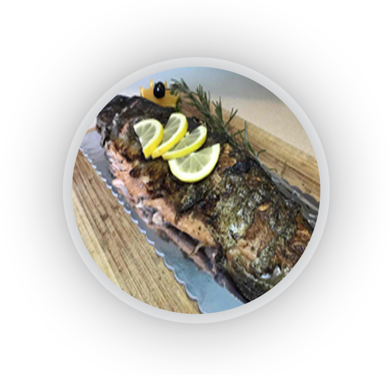 Losos pastrmka na zaru