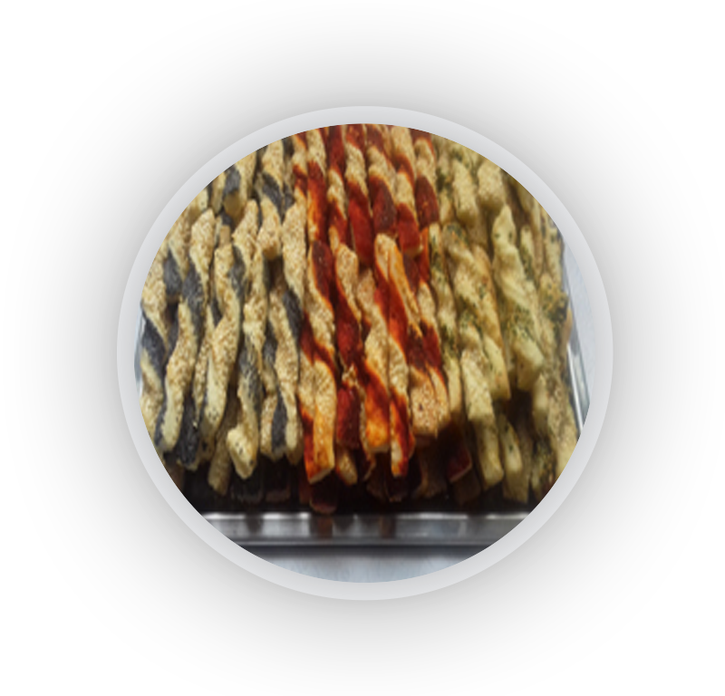 Mediteranski stapici (mak, paprika, beli luk)